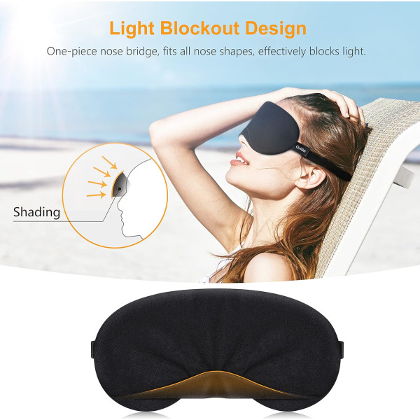 Night Mask, Sleep Mask for Men and Women, Anti-Light Travel Mask