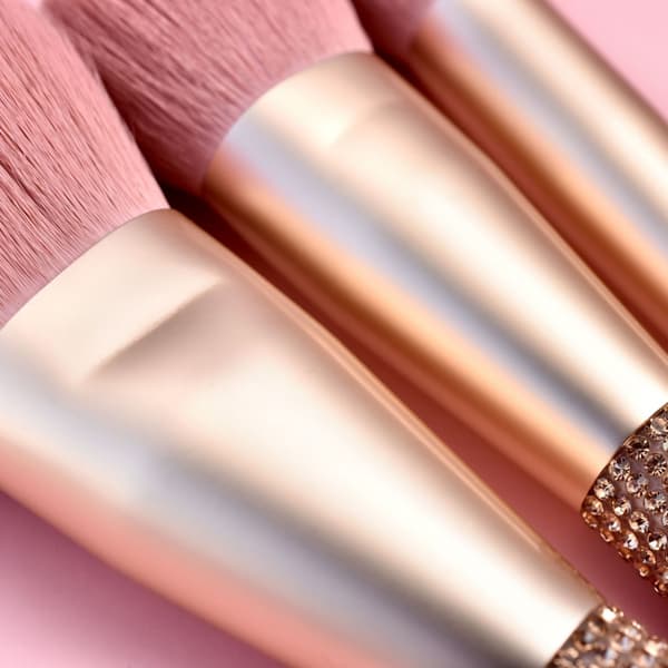 10 stk kosmetiske børster sæt Glitter makeupbørster sæt