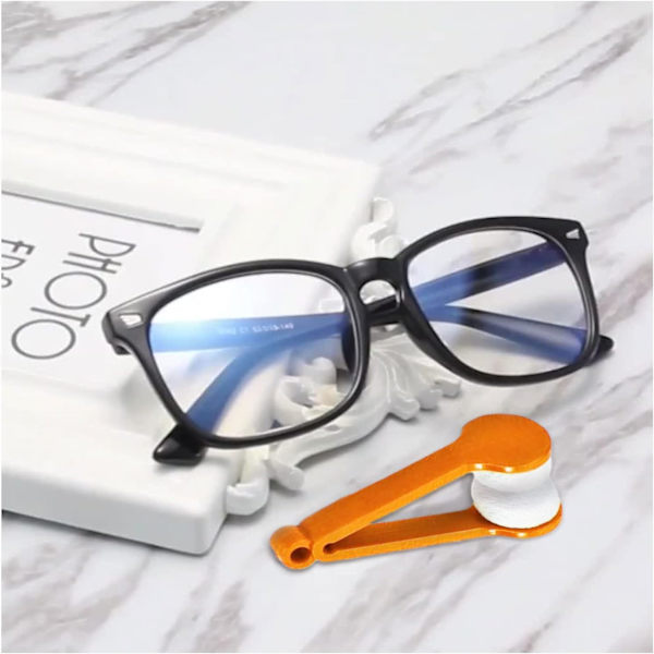 12 stk. Mini Brille Rengøring, Mikrofiber Brillebørste Rengøringsværktøj