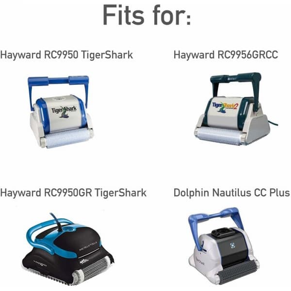1 stk., poolrem til TigerShark Rail robot - RCX23002
