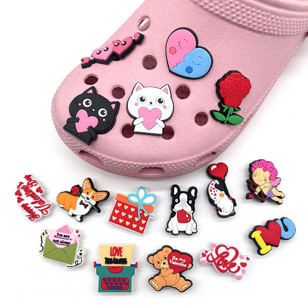 16 stycken Crocs-pins - För Crocs - Crocs-berlocker - Crocs-dekoration