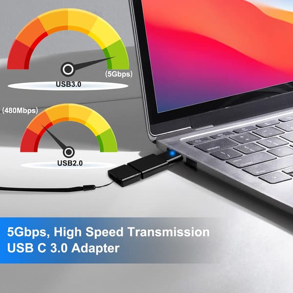 USB 3.0 till USB C-adapter, USB C hane till USB hona adapter, OTG A