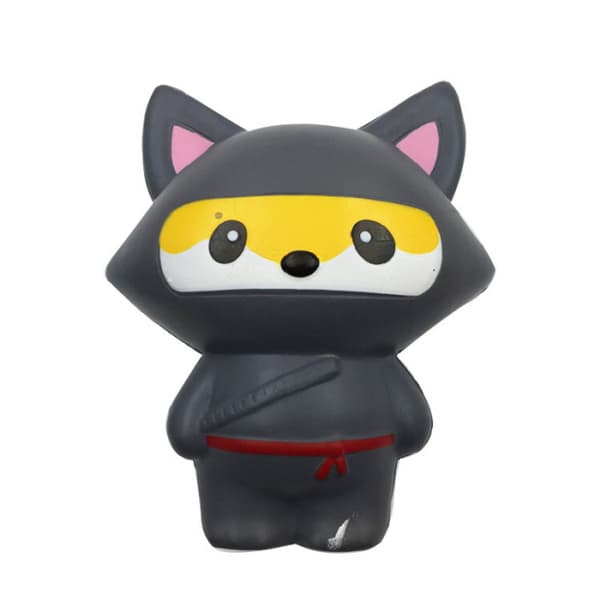 Ninja Fox Slow Rise Squeeze Toy Dyrelegetøj