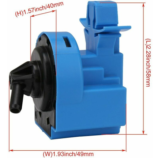 Passer til vaskemaskin trykksensor erstatning Dc96-01703g for