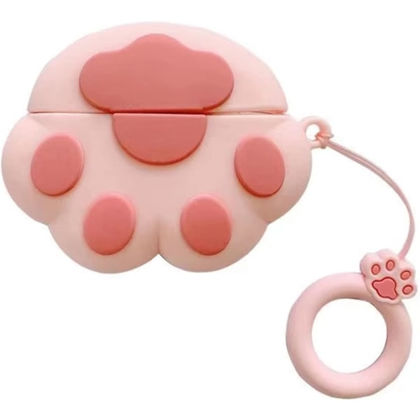 Vaaleanpunainen case, joka on yhteensopiva AirPods1/2-kuulokkeiden kanssa, iskunkestävä
