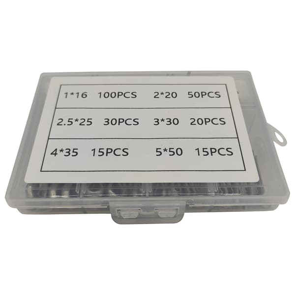 230 stk. sortiment af stifter 1,6-50 mm