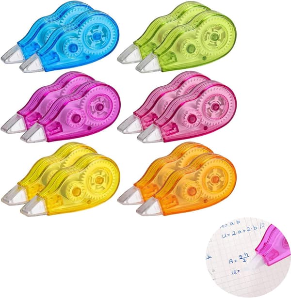 12 st Mini Pocket Mouse Korrigeringstejp, Mus Korrigering, W