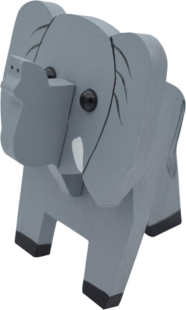 1 stk. træ 3D dyreformet brilleholder (elefant), solbrilleholder