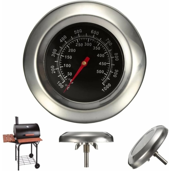 Rustfritt stål grilltermometer, grilltermometer med probe