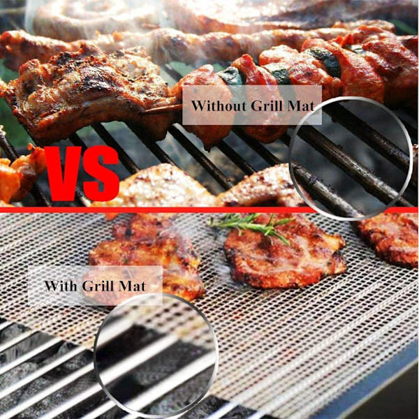 42 * 36 cm kuttbar grill, 2 stk gjenbrukbare bakeplater, non-stick grill for multi-delikatesse yoghurtmaskiner, grillmatlaging