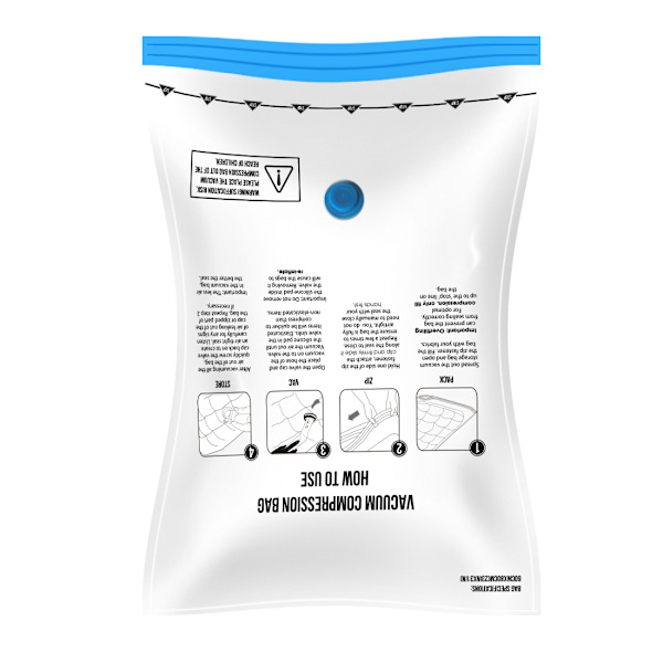 5-pack vakuumförvaringspåsar med handpump - Medium