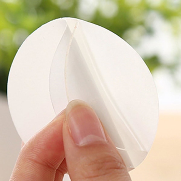 10pcs Double-sided Adhesive Stickers, Transparent Round, Waterpro