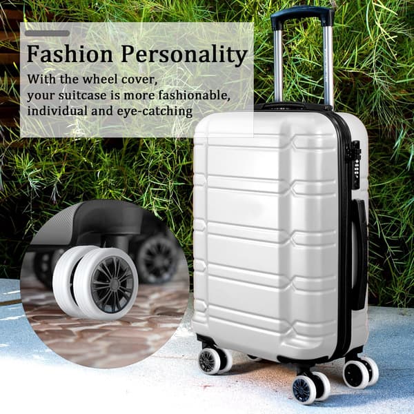 8 stycken bagage- och resetillbehör (grå), silikonfärg