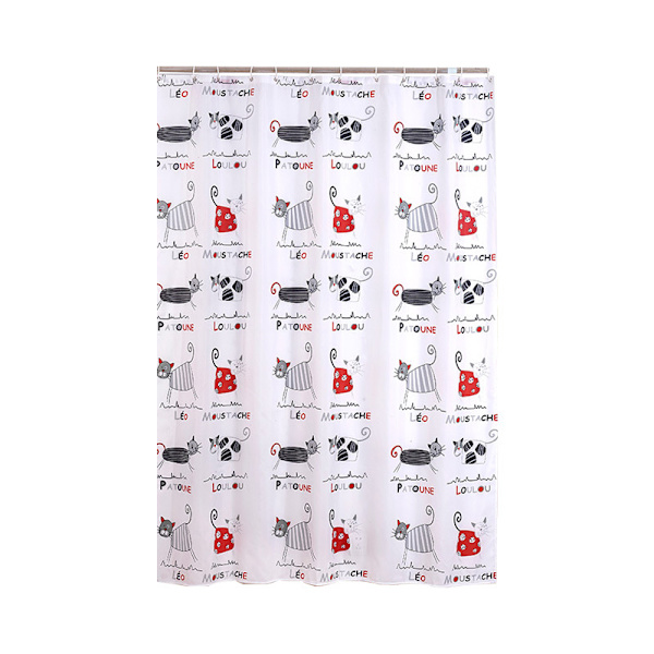 Sjovt Hunde Bruseforhæng og 200 x 180 cm Vandtæt Polyester B