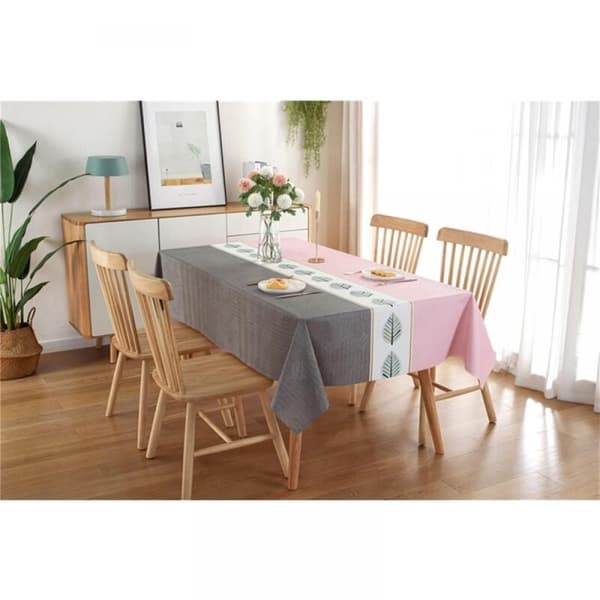 137 x 180 cm Festdug, PVC Farve Patchwork med Bladmønster Elegan