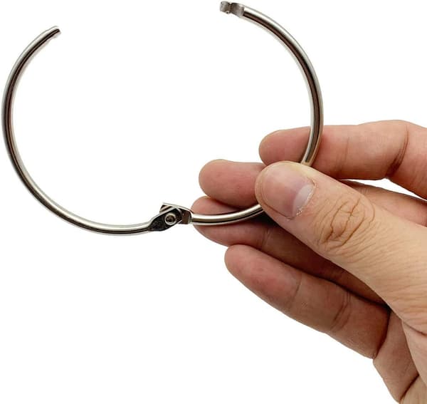 Bokringar Metallringar 50st 32mm Bokbindningsringar för anteckningsbok