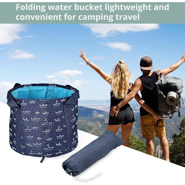 25L sammenleggbar fotbad