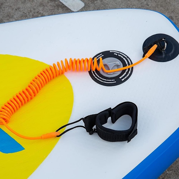 10 tommers surfebrett leash, elastisk surfetau, surfebrett leash fot