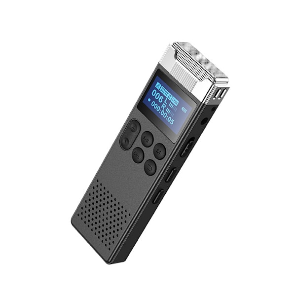 Digitaalinen tallennin toistolla, 16 Gt ladattava USB MP3 -tallennin