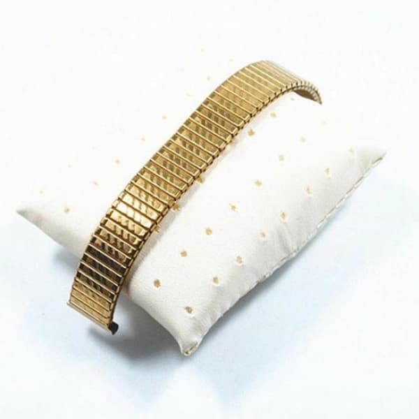 16 mm Guld Urrem Elastisk Rustfrit Stål