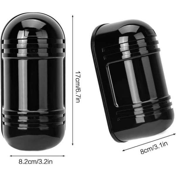 Infrared barrier, digital pulse infrared sensor 100m active detec