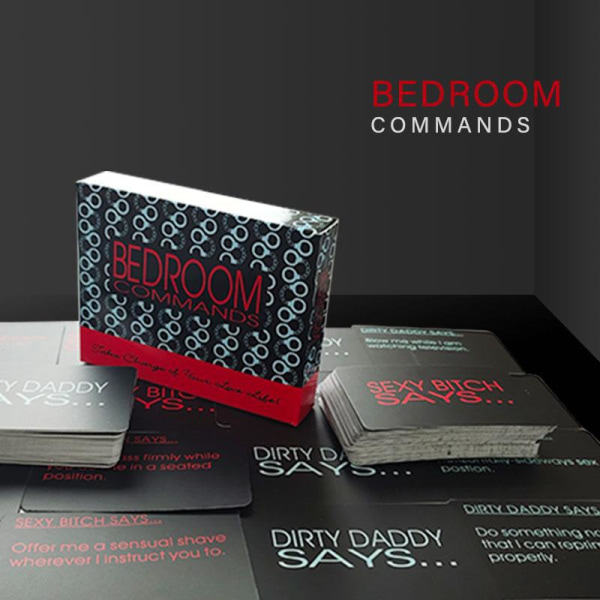 BEDROOM COMMANDS Sovrumskommandon Vuxenkortspel Roliga Kortspel Inter