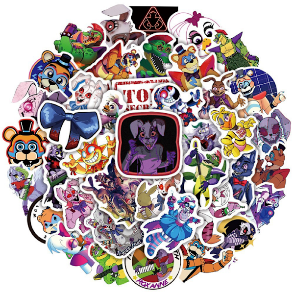 50 kpl Five Nights at Freddy's -tarroja teini-ikäisille, lapsille ja aikuisille