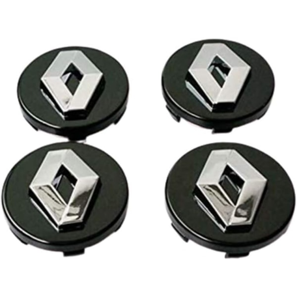 4 stk. 57mm Bil Alufælge Center Hub Caps Logo Emblem til Koleos D