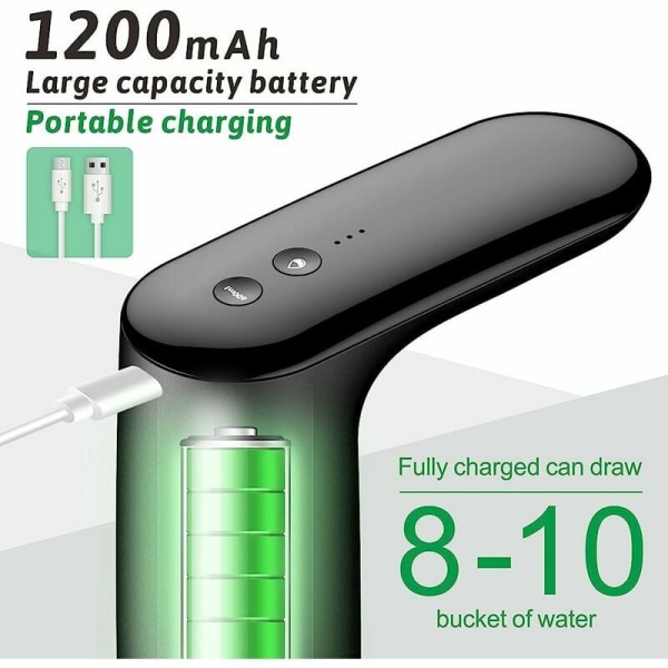 Vattenpump – USB-laddningsbar switch för dricksvatten. Hus. k
