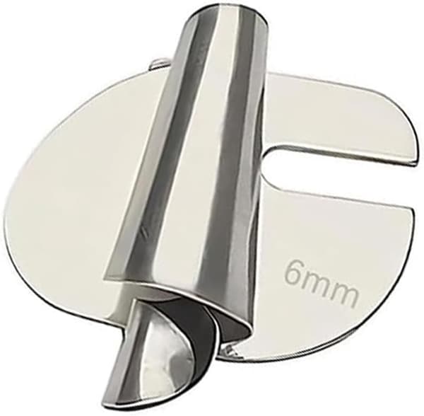6 stycken rullade fållar för sömnad, 3 mm-8 mm 6 storlekar rullade press