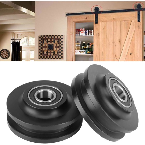 Hjul til skydedør, skydedørshjul, skab hardware