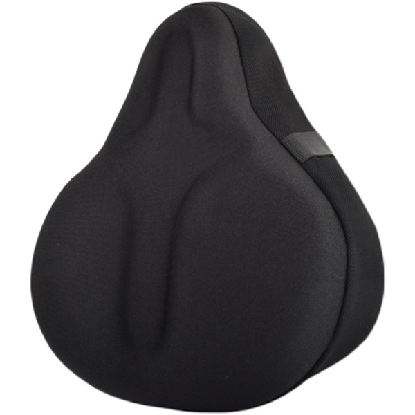 Bred Gel Sykkelsetetrekk med Sklisikker Hulrom Memory Foam Sete
