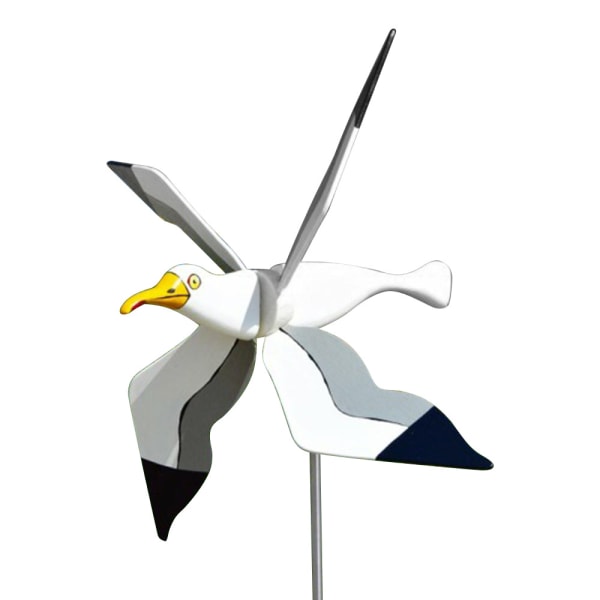 Liten vindmølle for fugler - ca. 24 x 24 x 25 cm, værbestandig