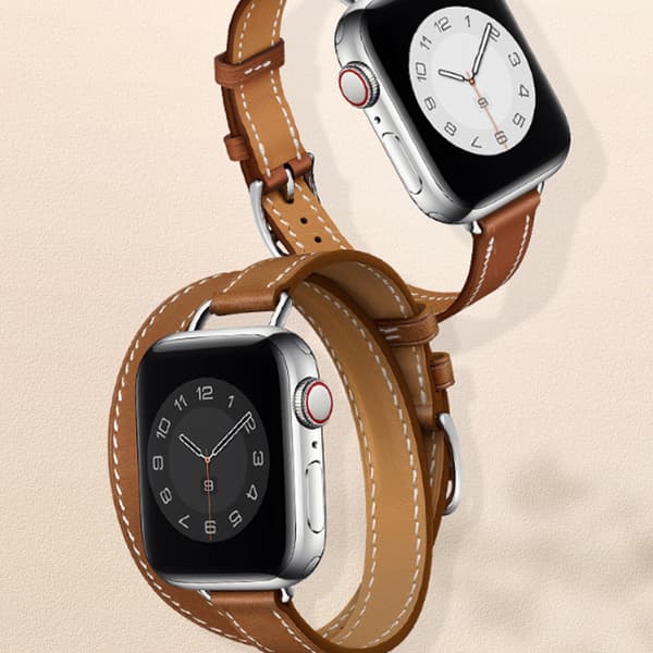 (Sort) Egnet til Apple Watch-rem, iwatch ægte læder do