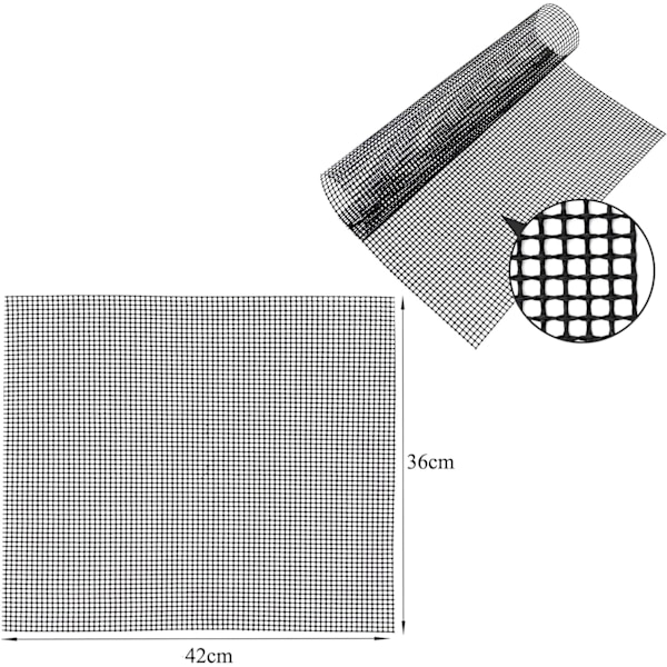 42 * 36 cm kuttbar grill, 2 stk gjenbrukbare bakeplater, non-stick grill for multi-delikatesse yoghurtmaskiner, grillmatlaging