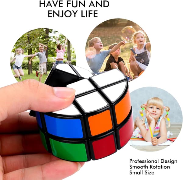 Sort Cirkulær 2x3x3 Puzzle Cube Special Cirkulær Cubo Speed ​​To