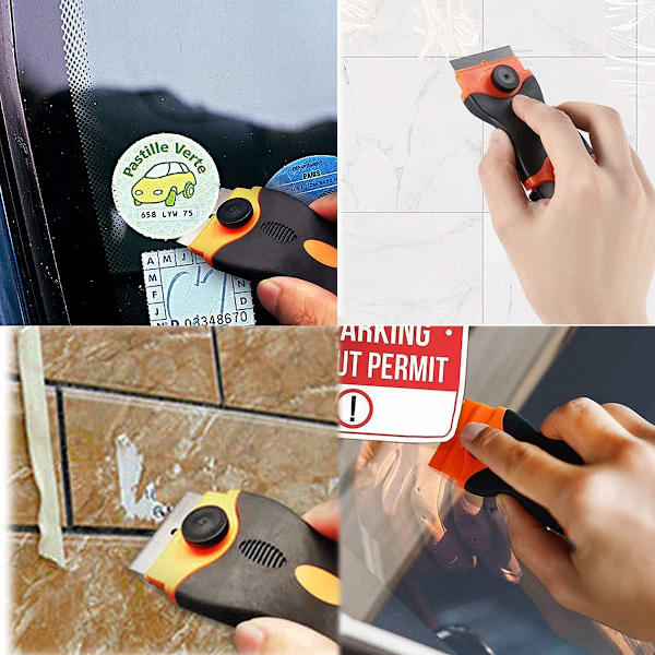 Glasskeramisk Plate Scraper + 20 Blades, Multipurpose Glass Scrap