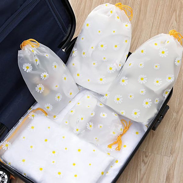 10 stk Reise Snøring Bag, Klar Plast Oppbevaringspose Chrysan