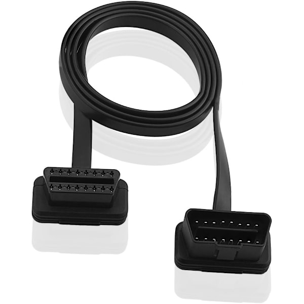 1m OBD2 OBDII jatkokaapeli 16-pin uros-naaras diagnostinen liitin