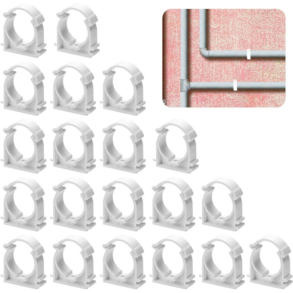 20 st Inner Diameter 32mm Rörklämma Enkel Diameter, Plast