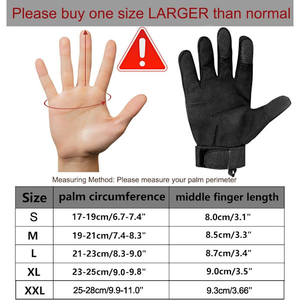 Musta - 1 pari, koko M, moottoripyöräilyhanskat, skootterihanskat, unisex