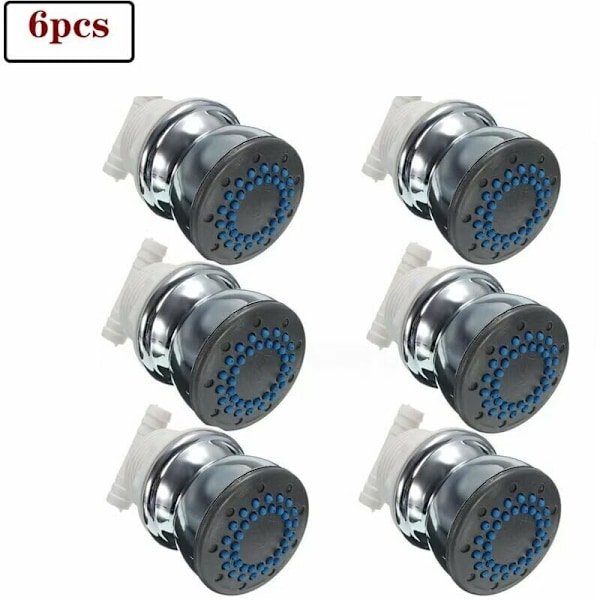 6 stk side spray hode, side spray hode, massasje spray hode