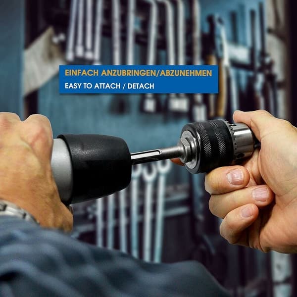 SDS-Plus 1,5-13 mm 1/2-20 UNF chuckadapter med nyckel