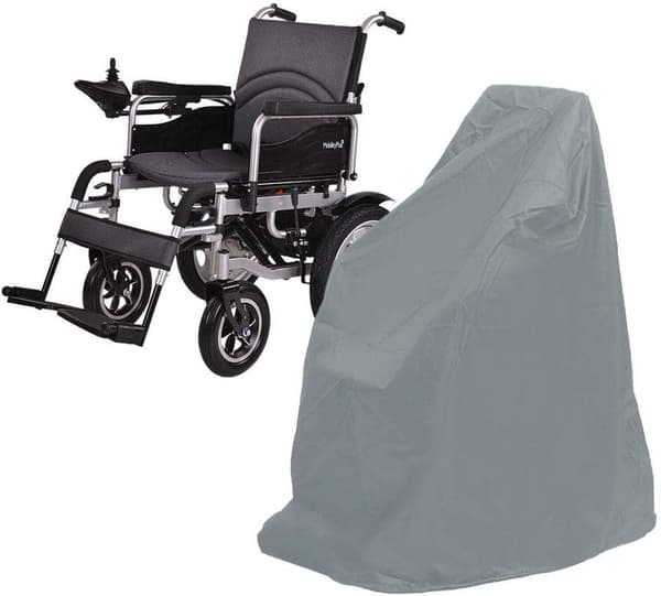 115cm*75cm*130cm Harmaa suojapeite pyörätuolille, vedenpitävä