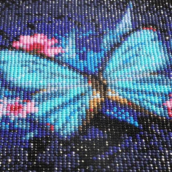 5D Diamantmalerisett Full Drill Maple Leave Butterfly DIY Rhin