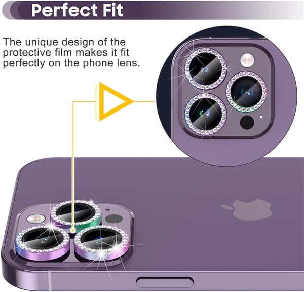 Bakre kameraskydd för iPhone 14 Pro/14 Pro Max Photo Protecto