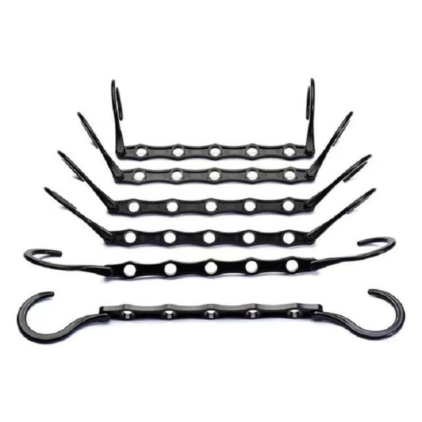 Magic Hangers, 10 Pladsbesparende Kroge, Multifunktionel Vertikal & H