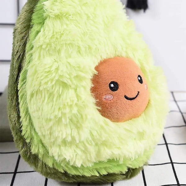 Nydelig Avocado Plysj Pute (11.81IN/30CM) i Flere Størrelser Plysj