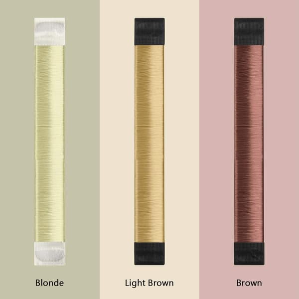 6 PCS Hårstylingverktøy Bun Making Set (Blond, Lysebrun, Brun)