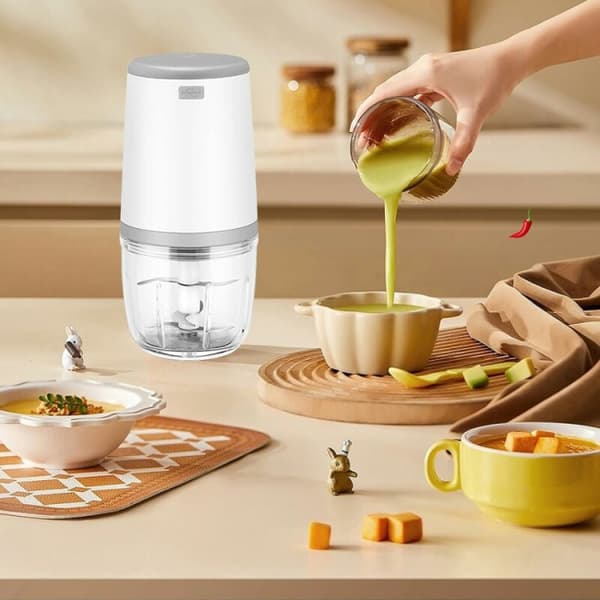 Mini blendere til baby, mini foodprocessor, 300 ml baby blender, min